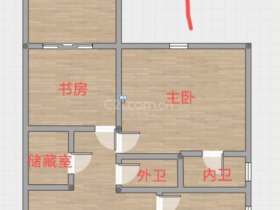东江锦园 3室 2厅 118平米