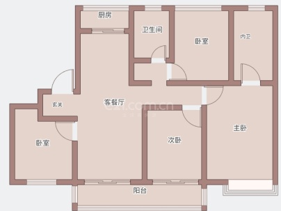 荣源华庭（B-15地块） 4室 2厅 150.58平米