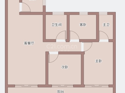 桂屿澜庭(高新区B-03地块) 3室 2厅 100平米