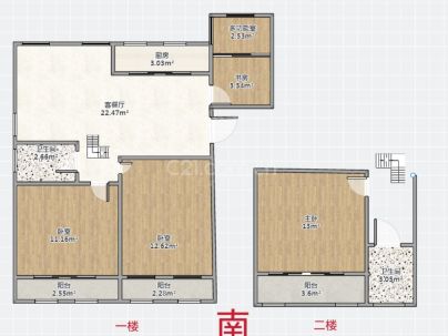 华鸿万墅 4室 2厅 160平米