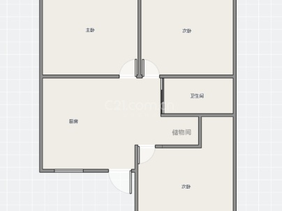 虞师里小区 3室 1厅 76平米