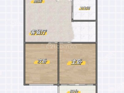 美人台大厦 2室 1厅 61平米