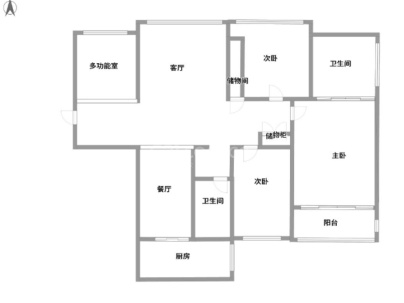 宏泰大厦 4室 2厅 162.03平米