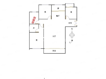 高书锦园 3室 2厅 123平米