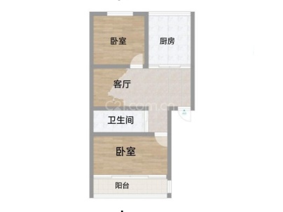 徐衙巷公寓 2室 1厅 68平米