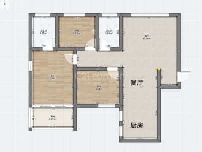 东都大厦 3室 2厅 141平米