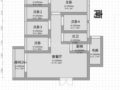 东明锦园 4室 2厅 189平米