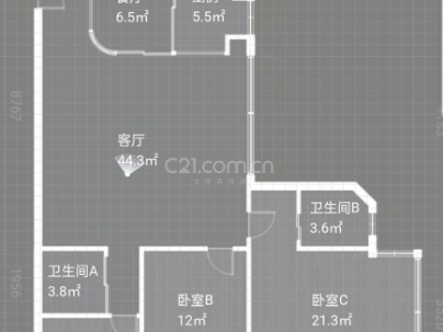 诚信商厦 3室 2厅 150平米