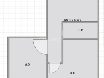 安澜小区 2室 1厅 64.86平米