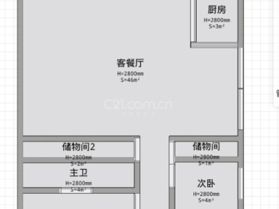 江滨大厦 3室 2厅 173.6平米