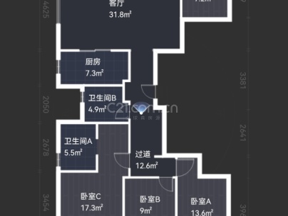 新希望玉锦麟 3室 2厅 159平米