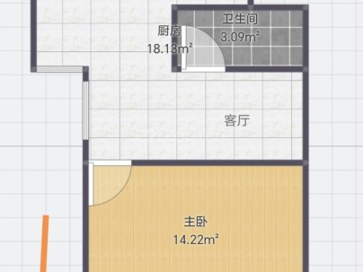 瑞霞公寓 1室 1厅 41.76平米