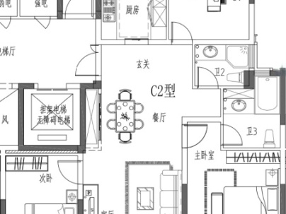 龙悦里(金岙安置房) 3室 2厅 138平米