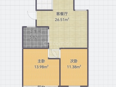 十八家 2室 1厅 68.94平米