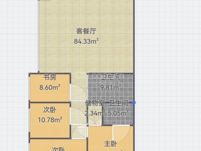 嘉盛锦园 4室 2厅 182.4平米