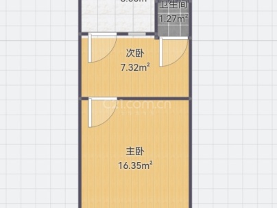 东泉路 1室 1厅 37.5平米