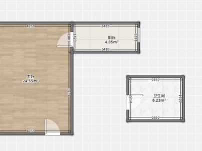 上堡公寓 1室 1厅 25平米