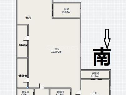 行前大厦 3室 2厅 159.67平米