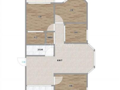 豪都花园 3室 2厅 145平米