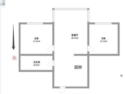 东港小区 2室 2厅 72平米