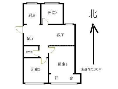 豪盛花苑 1室 141平米