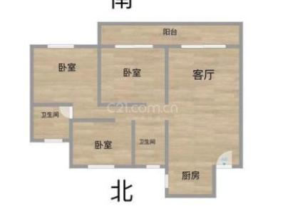 双桥小区 4室 2厅 121平米