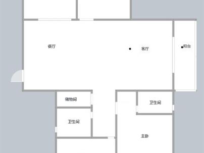 横西锦园 1室 134.4平米