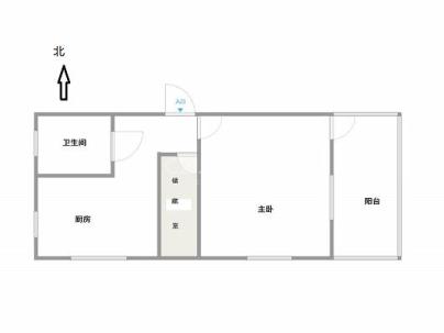 广场后巷 2室 1厅 46平米