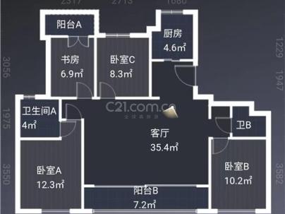 翠湖里 3室 2厅 139.8平米