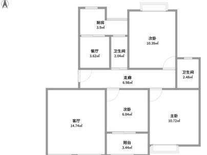 红日香舍里 3室 2厅 146平米