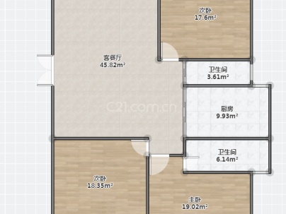 江前里 1室 1厅 40平米