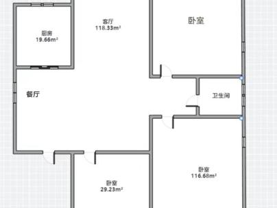 永川锦园 3室 2厅 106平米
