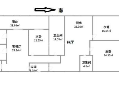 衙民锦苑 3室 1厅 173.75平米