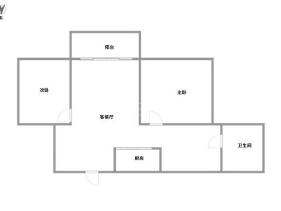 云弘景园 2室 1厅 60平米