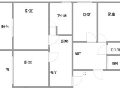 金竹锦园 3室 2厅 120平米