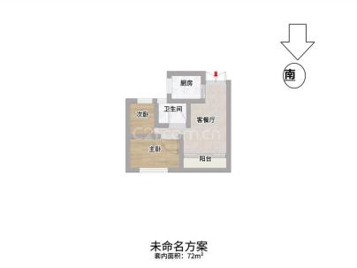 金韵华庭（南塘C-30地块安置房） 2室 2厅 80.4平米