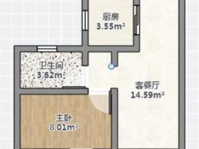 香桐湾（P01-14地块） 1室 1厅 60平米