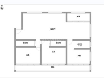 龙苑 3室 2厅 166平米