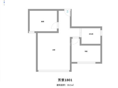 芳景大厦 3室 2厅 59.56平米