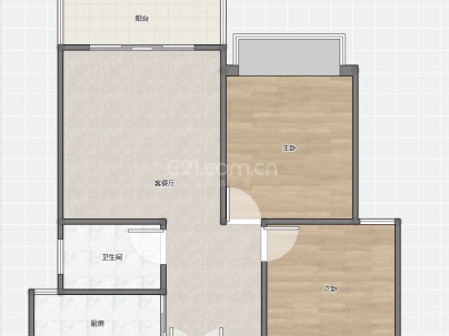瑶溪住宅区四组团 2室 1厅 75平米
