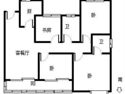 德政嘉园（德政安置房） 4室 2厅 127平米