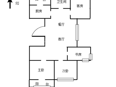 桂华家园 4室 2厅 173平米