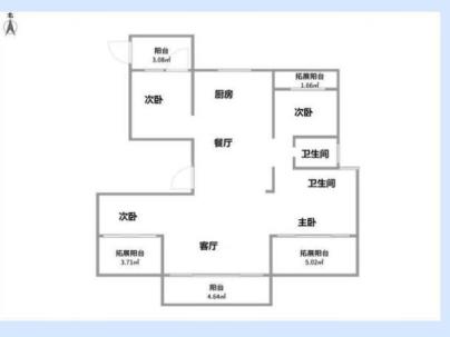 江峰阁（金地瓯江峯汇） 4室 2厅 130.89平米