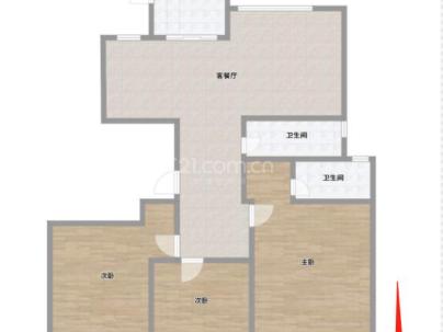 吕家岸锦园 3室 2厅 130平米