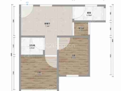 永川锦园 2室 1厅 70平米