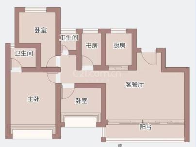 吾悦广场三期未来之城 4室 2厅 143平米