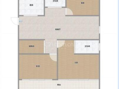 望金佳苑 3室 2厅 128平米