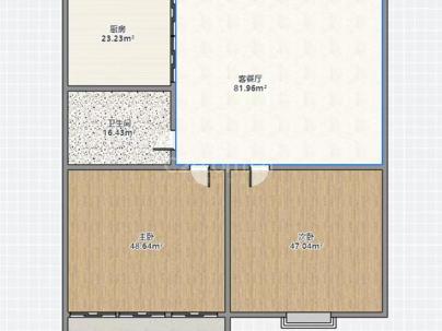 永川锦园 2室 1厅 78.98平米