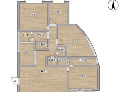 麻行小区 4室 2厅 197平米