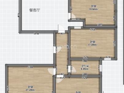 江岸锦苑 3室 1厅 143平米